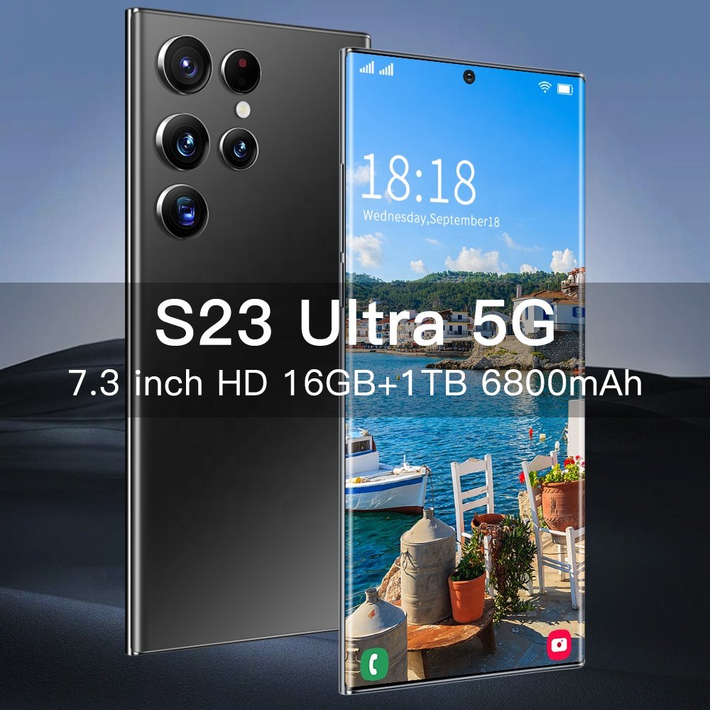 New S23 ultra Smartphones 12GB+512GB Brand new 10-Core Cellphones unlocked Dual SIM Long lasting battery phone Global version